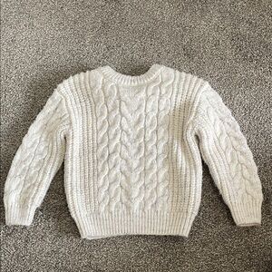 Primark Cream Cable Knit Chunky Crewneck Sweater